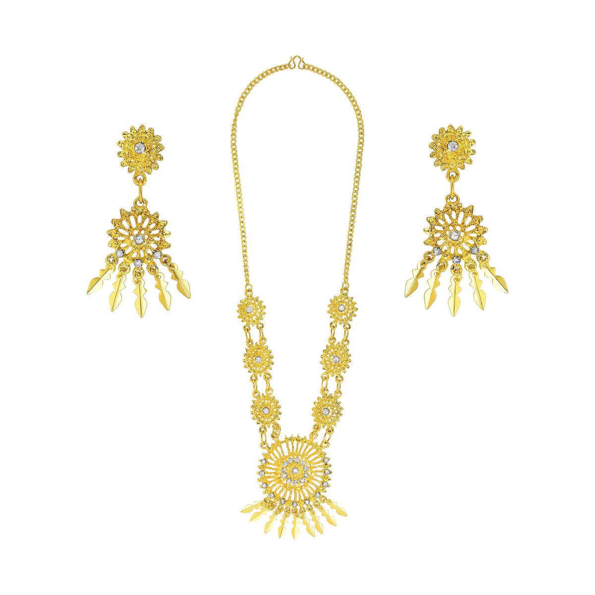 Gold Traditional Thai Jewelry Set