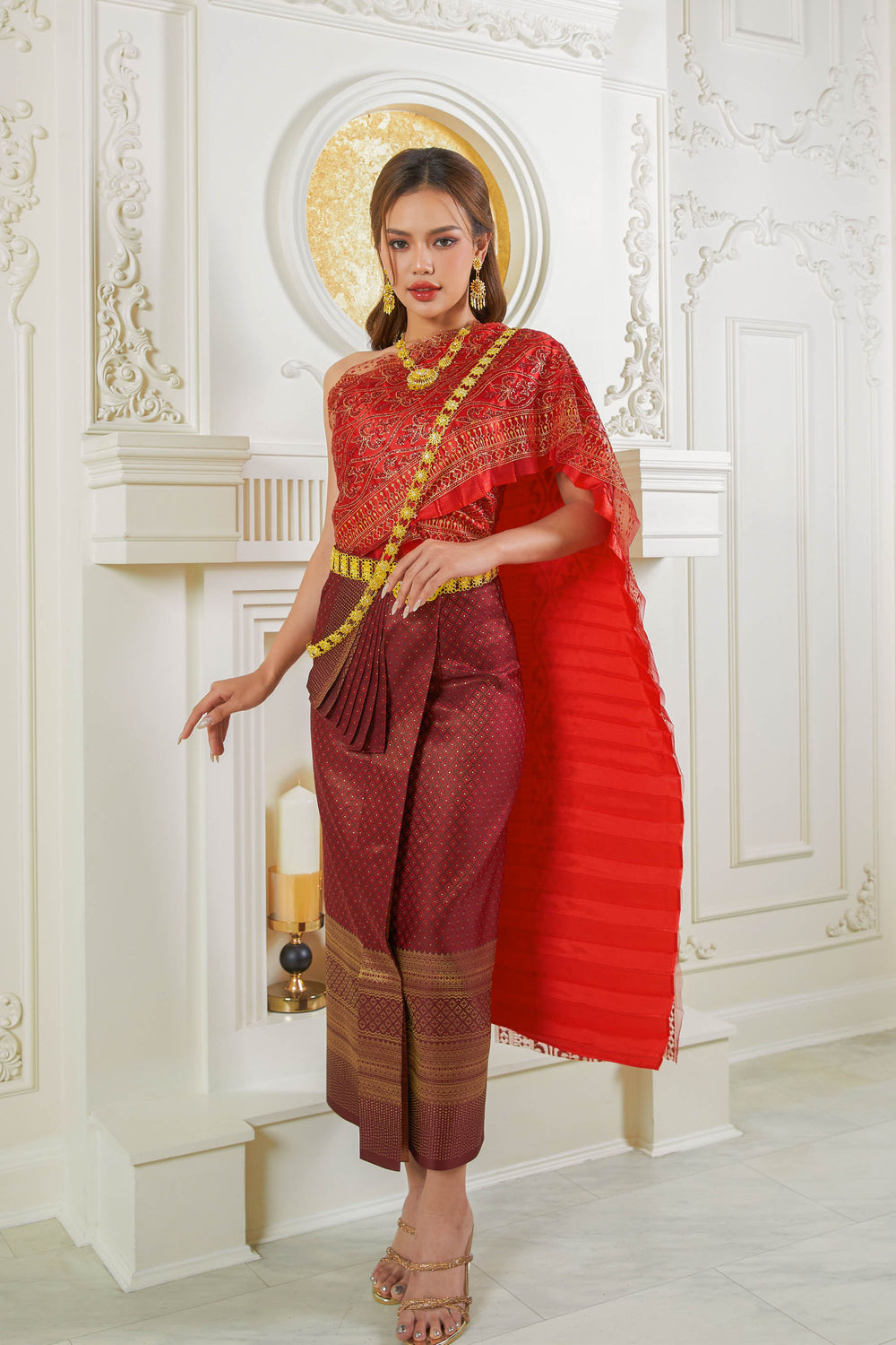 modern thai silk dress Kanya